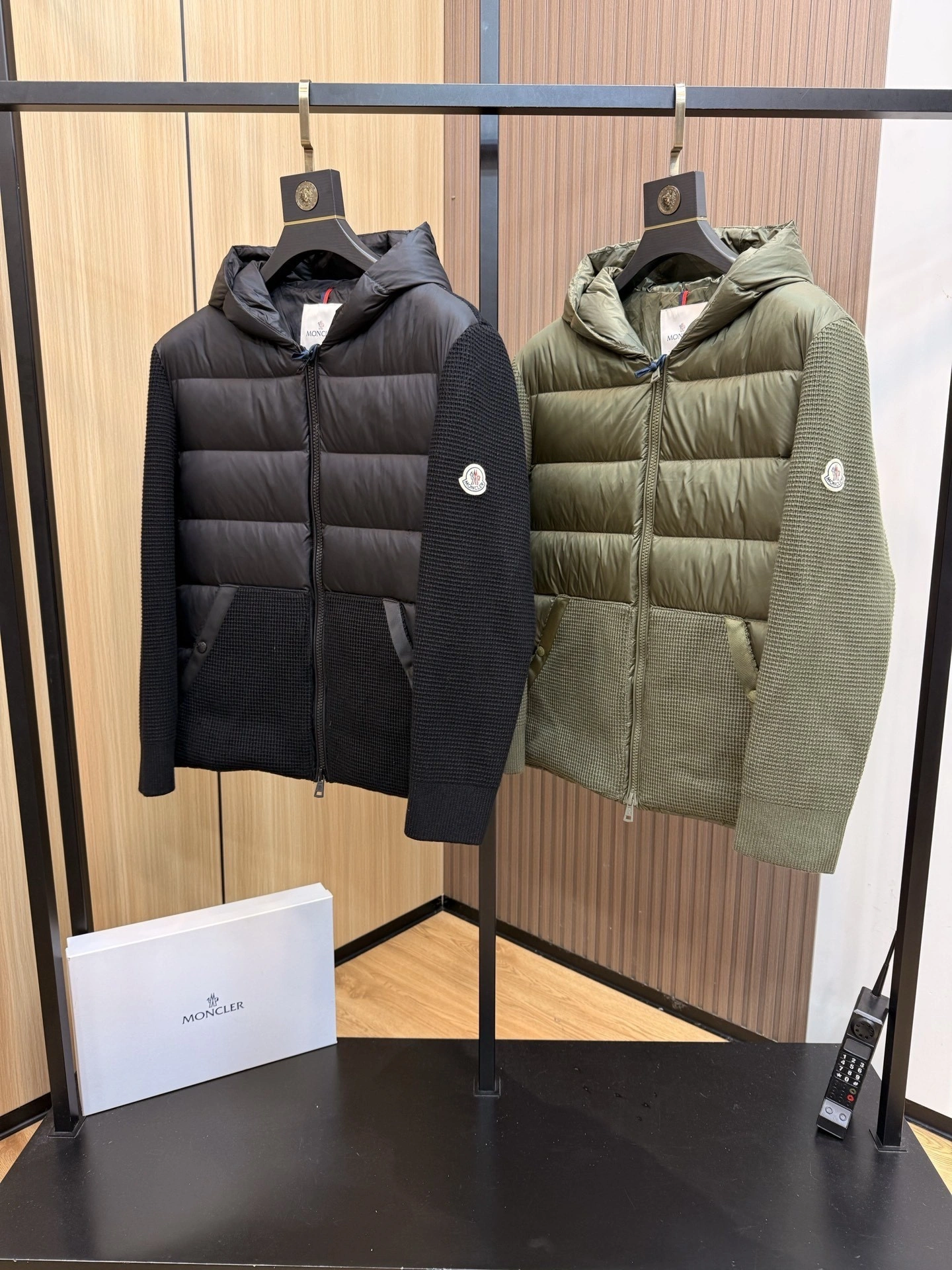 wg.luxury-- 7o9385r Down jacket white goose down 2colour item: E-F443J1636-2H